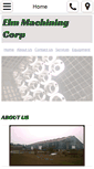 Mobile Screenshot of elmmachining.com